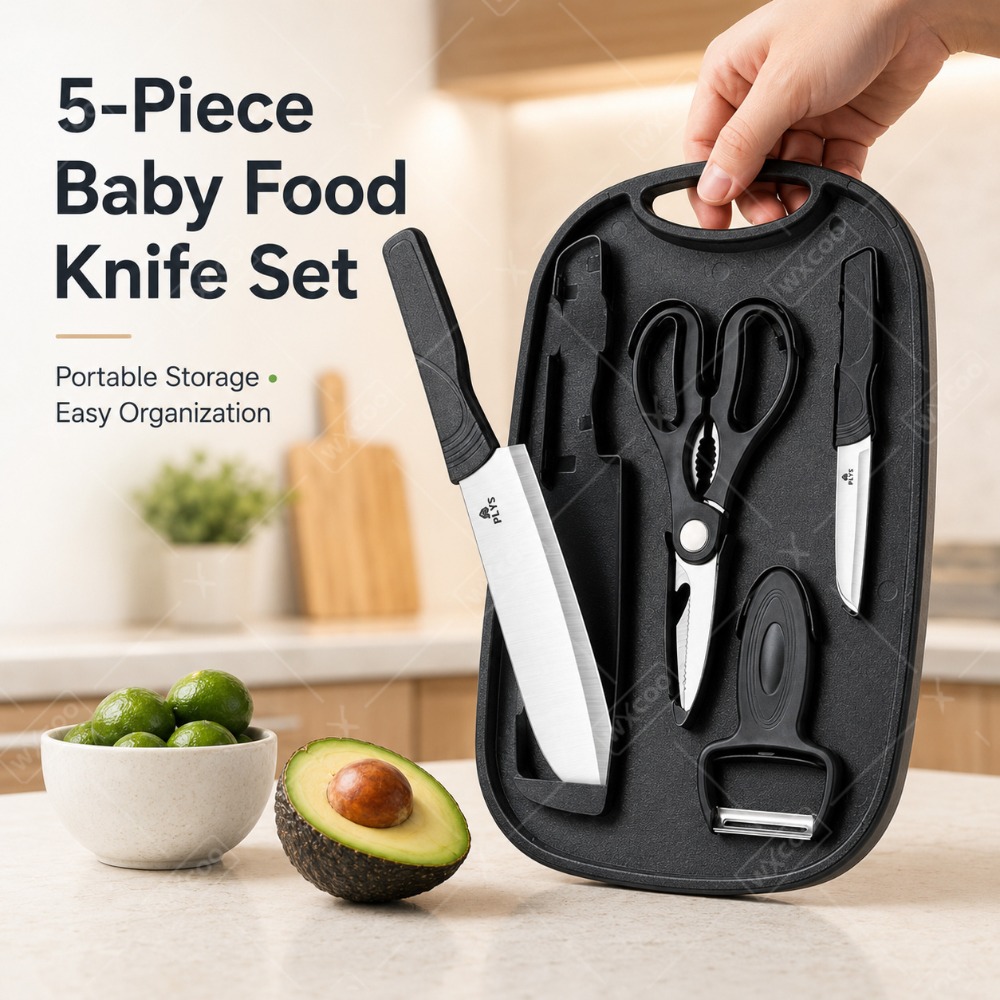 Baby Food Scissors - Set di Coltelli per la Preparazione