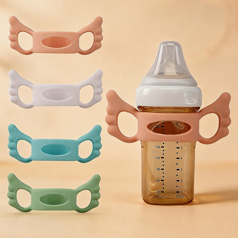 Baby Food Bottle - 2 pezzi (colore casuale) Maniglia in