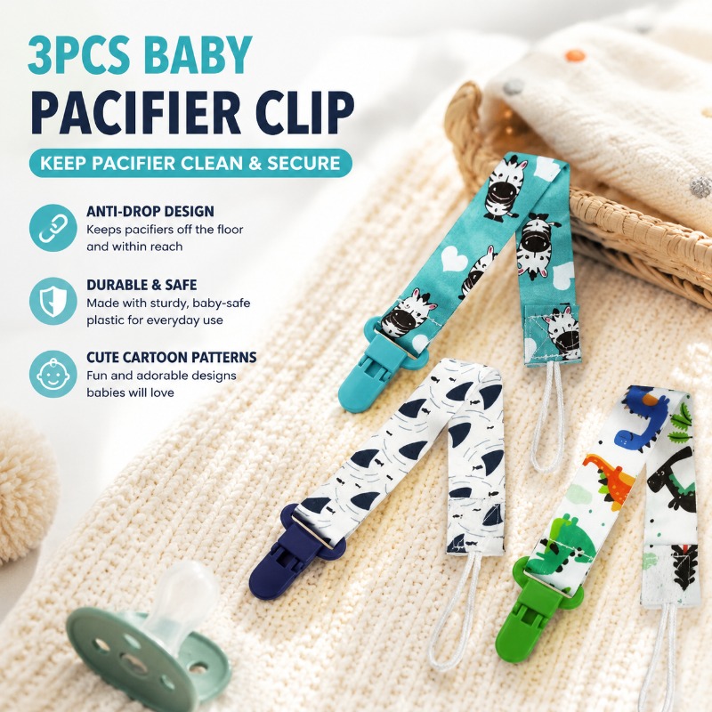 Baby Food Pacifier - Clip per ciuccio da bambino con
