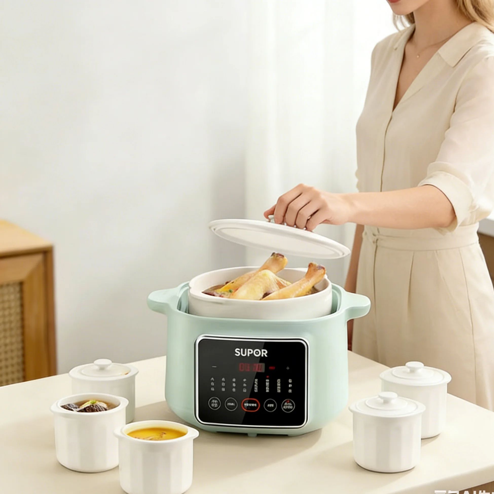 Baby Food Home - SUPOR Pentola a cottura lenta multifunzionale