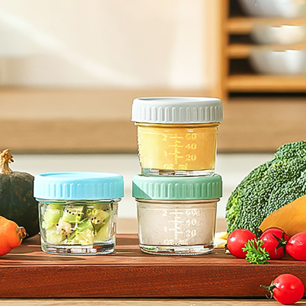 Baby Food Jars Glass - 6 pezzi barattolo di vetro per