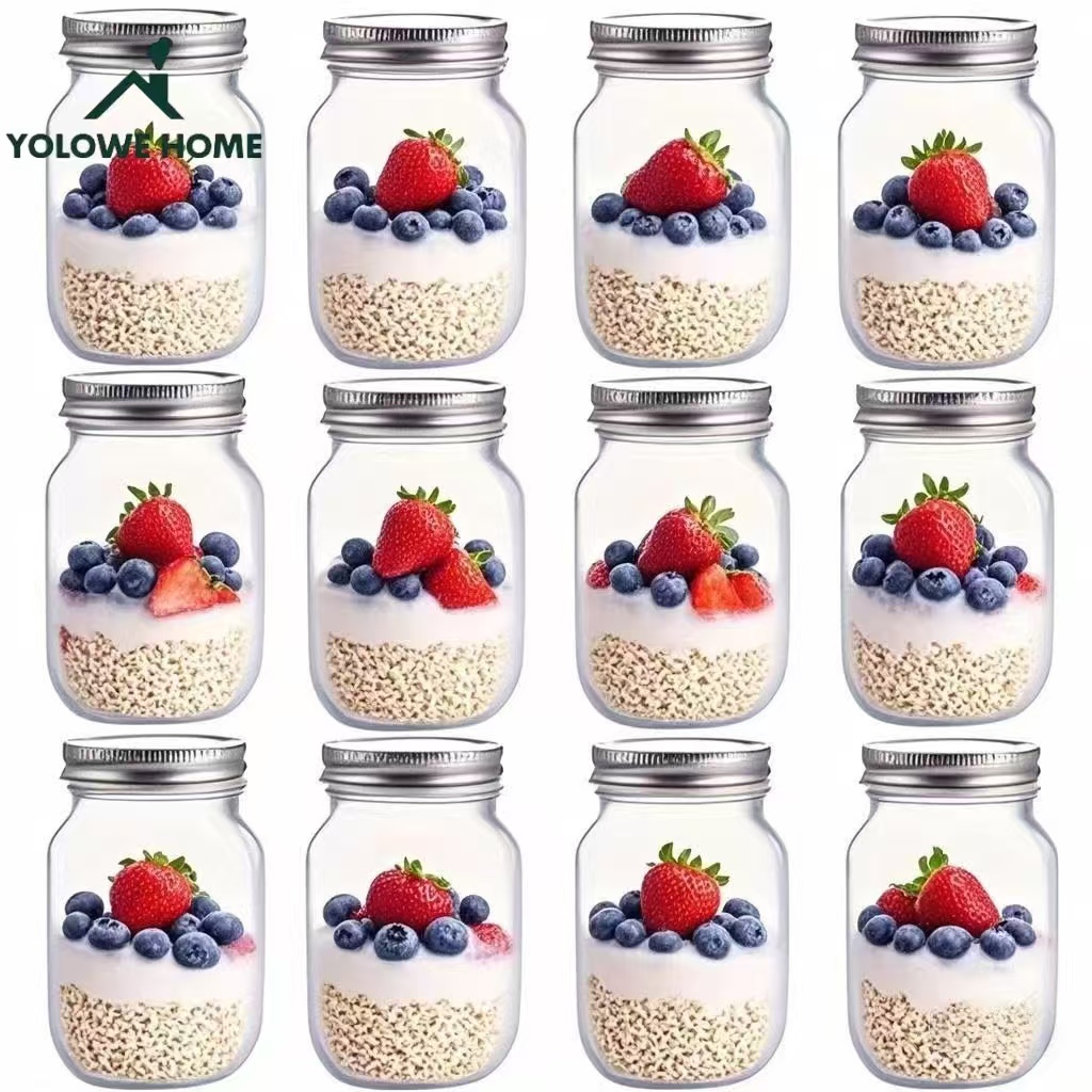Baby Food Jars Glass - Set da 6 o 12 Pezzi,