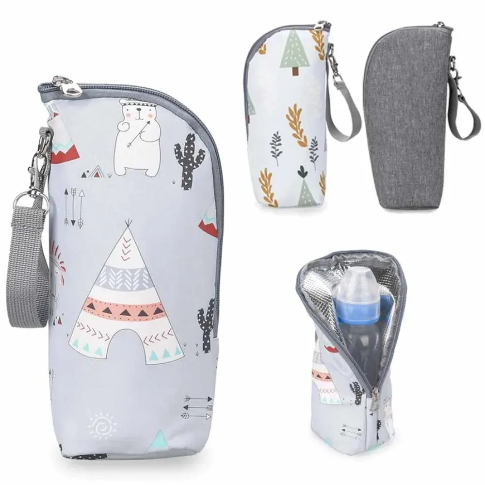 Baby Food Zip Lock Bag - Borsa Termica Portatile per Biberon, Borsa