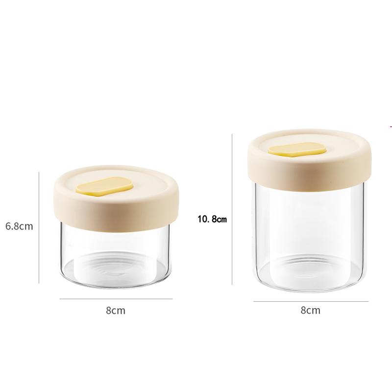 Baby Food Jars Glass - Barattolo per alimenti con coperchio in
