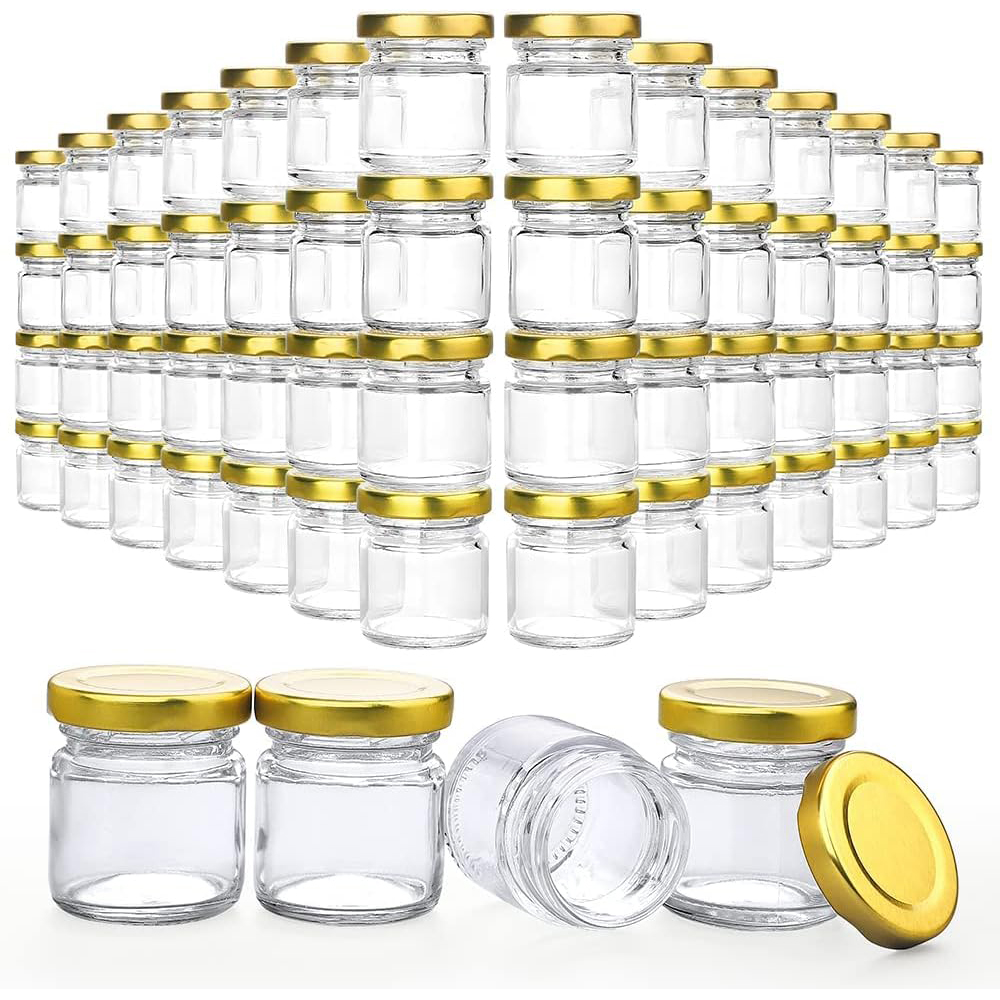 Baby Food Jars Glass - Piccoli barattoli di vetro con coperchi,