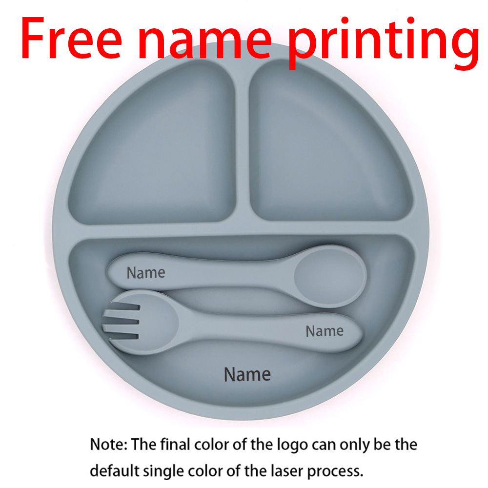 Baby Food Bowl - Nome gratuito Stampa Stoviglie per bambini