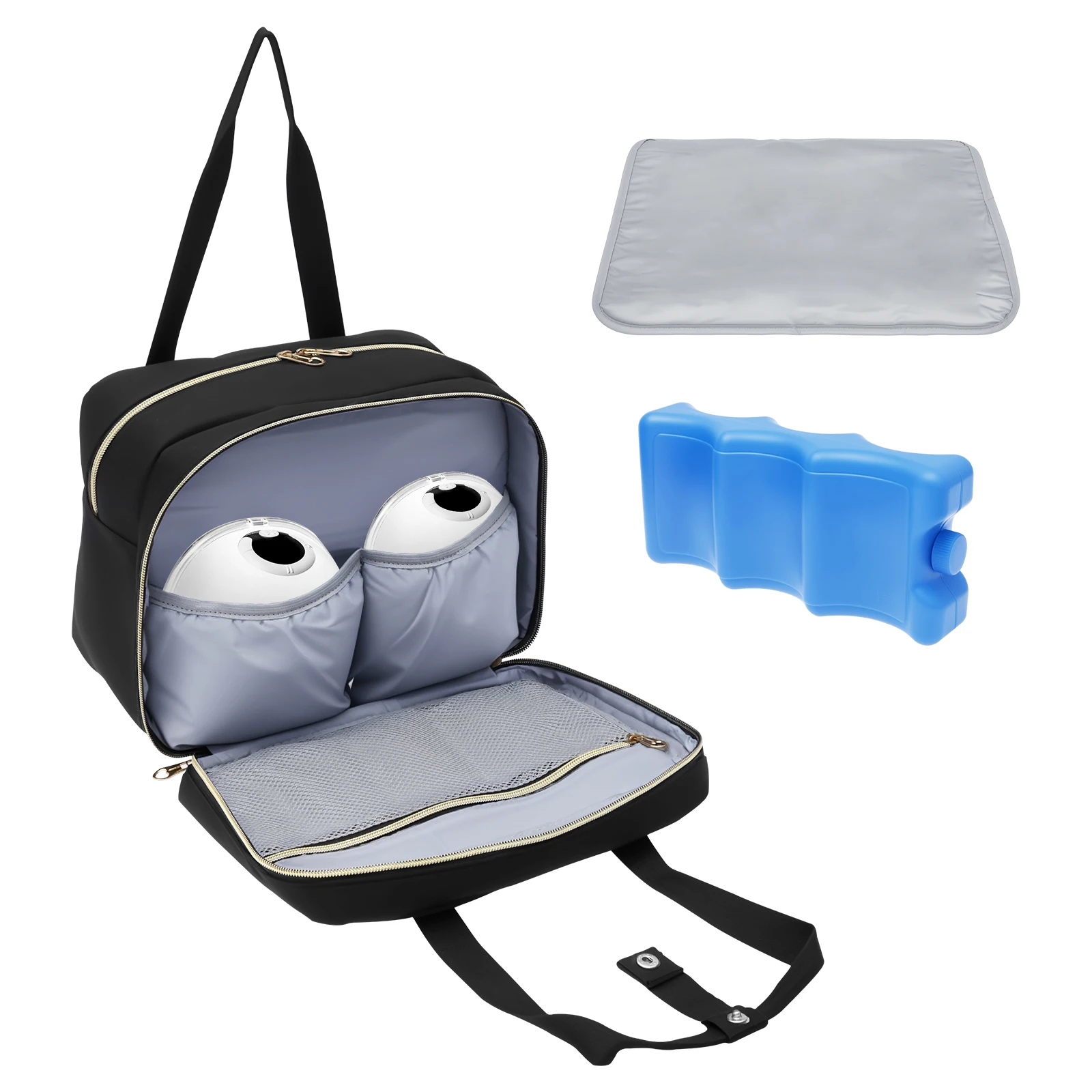 Baby Food Zip Lock Bag - Borsa portaoggetti per tiralatte con impacco