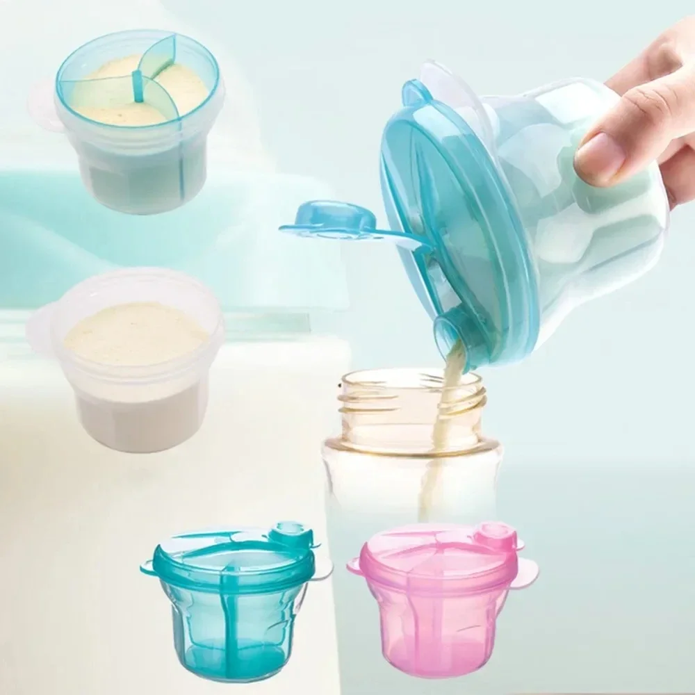Baby Food Jars Glass - Dispenser di formule portatile a 3