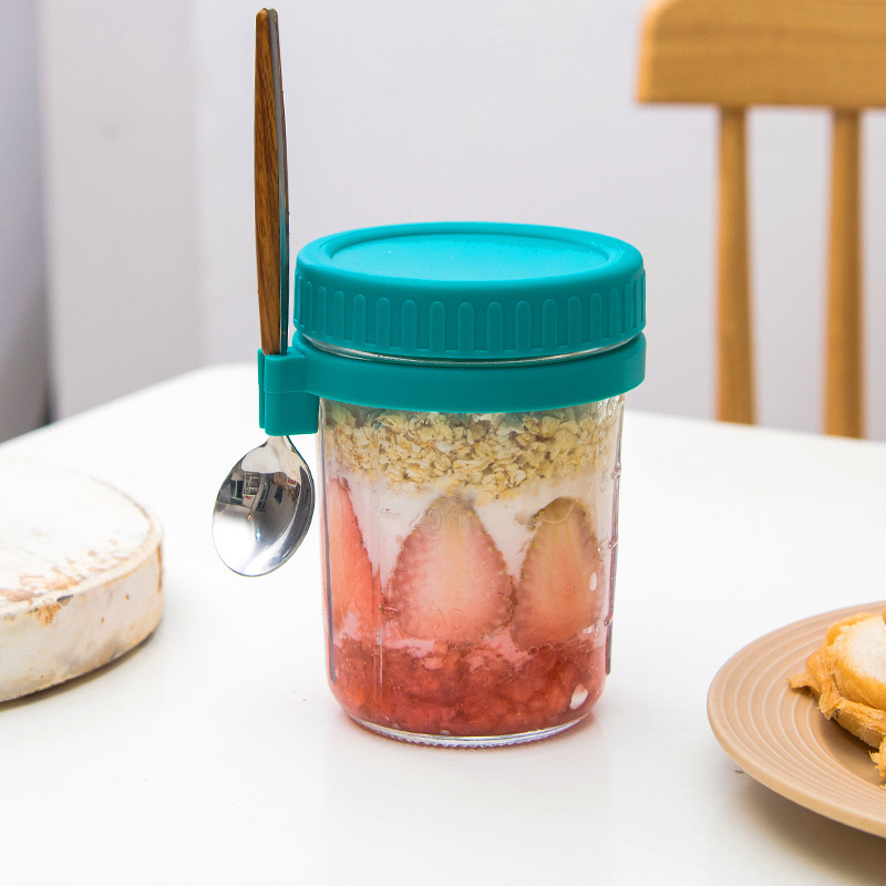Baby Food Jars Glass - Barattolo in Vetro per Overnight Oats