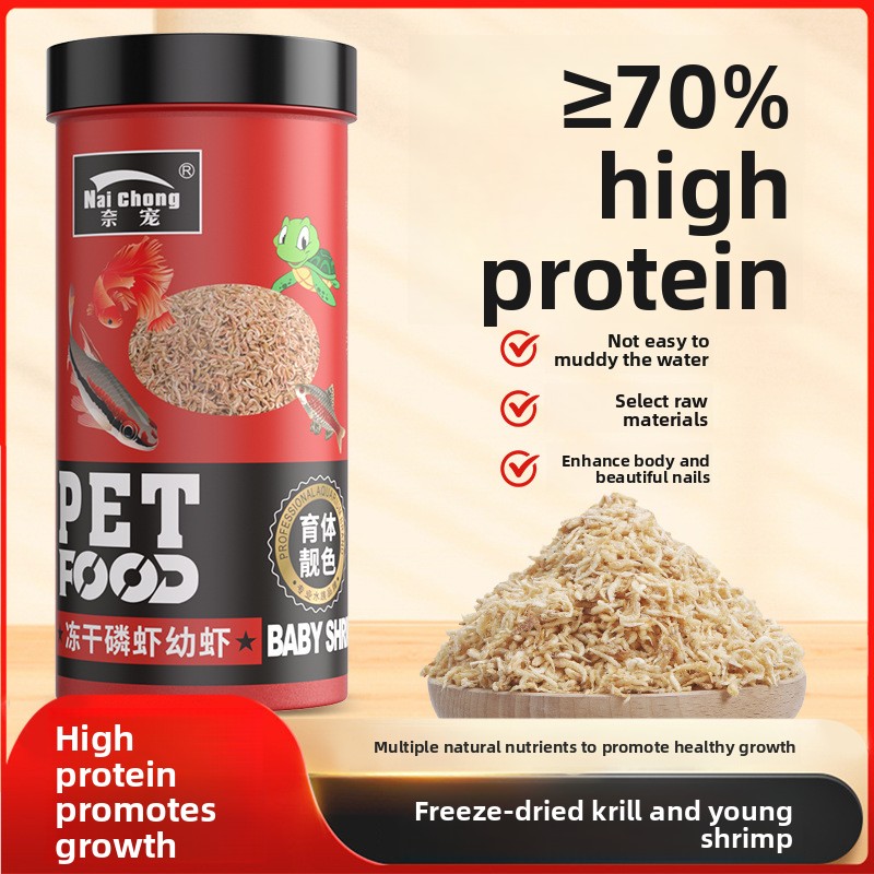Baby Food High In Protein - Naichong Krill Antartico Liofilizzato - Alimento