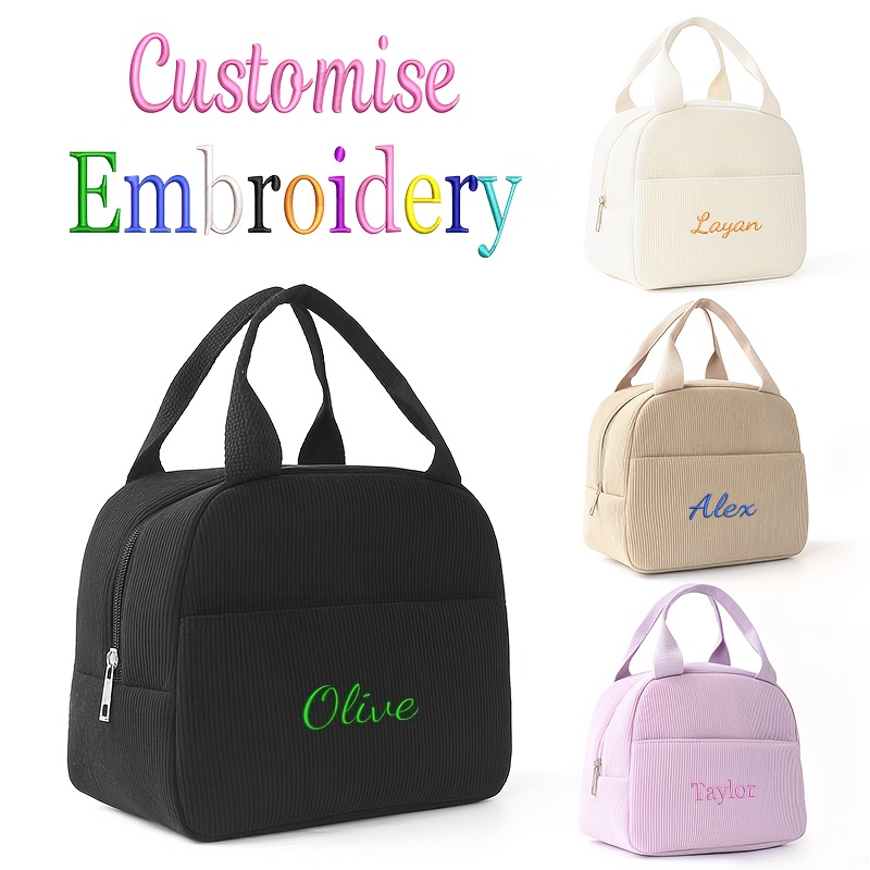 Baby Food Zip Lock Bag - Borsa termica personalizzata con nome, per