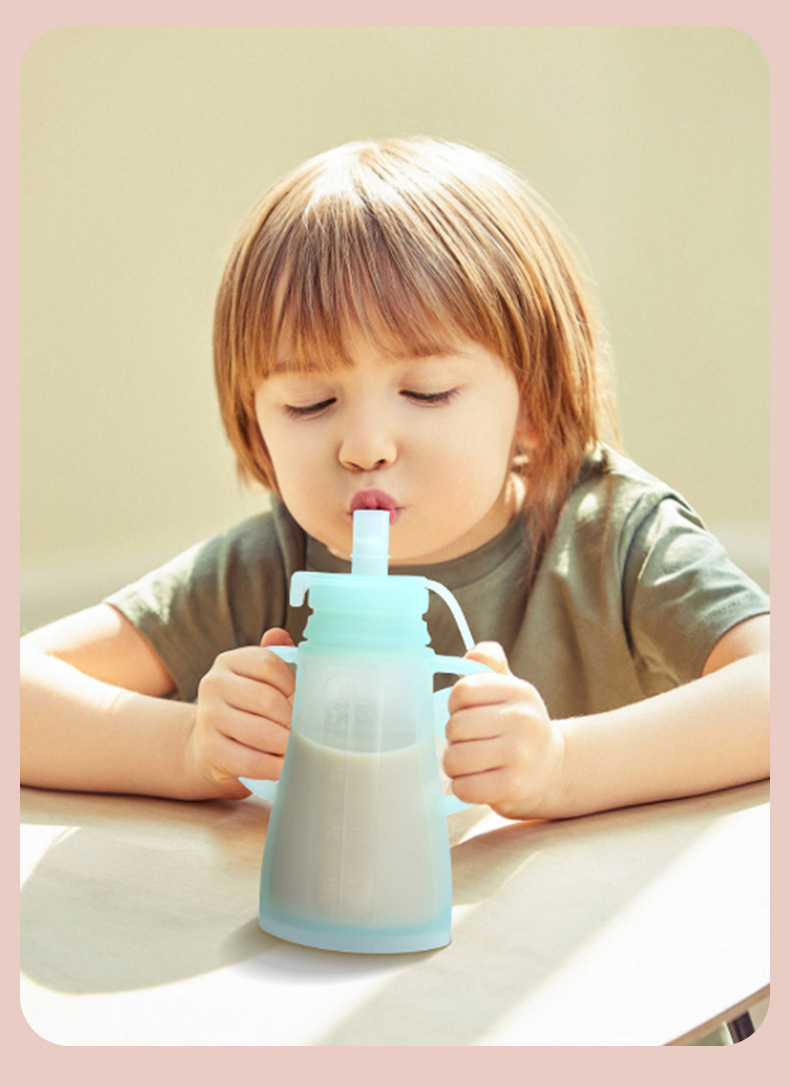 Baby Food Zip Lock Bag - Nuova Borsa Riutilizzabile in Silicone per