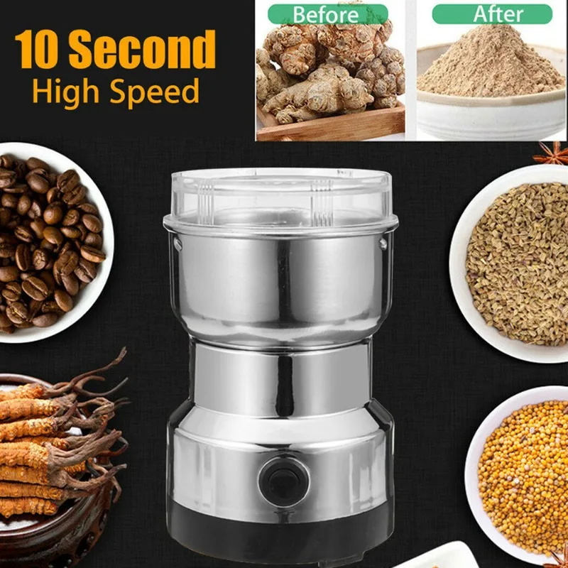 Baby Food Home - Macinacaffè Elettrico 110V-220V per Casa e