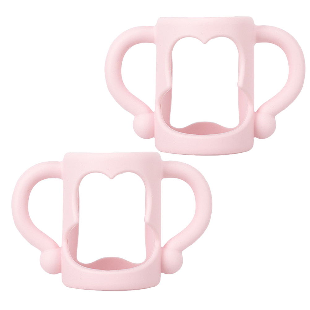 Baby Food Bottle - 2 Pezzi Maniglie Ergonomiche in Silicone