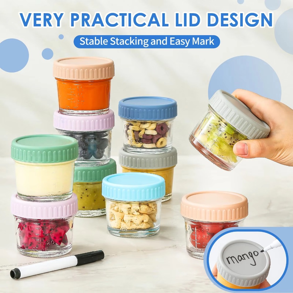 6 pezzi barattolo di vetro per - Baby Food Jars Glass recensione e prezzo