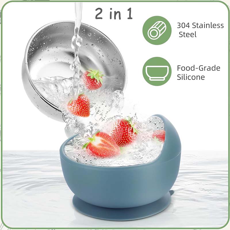 Set da 3 pezzi Ciotola per l'a - Baby Food Bowl recensione e prezzo