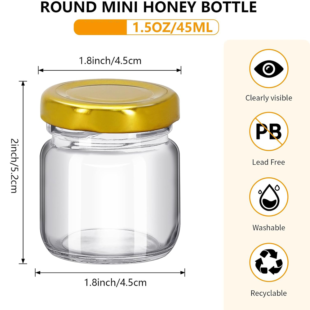 Mini barattoli rotondi traspar - Baby Food Jars Glass recensione e prezzo