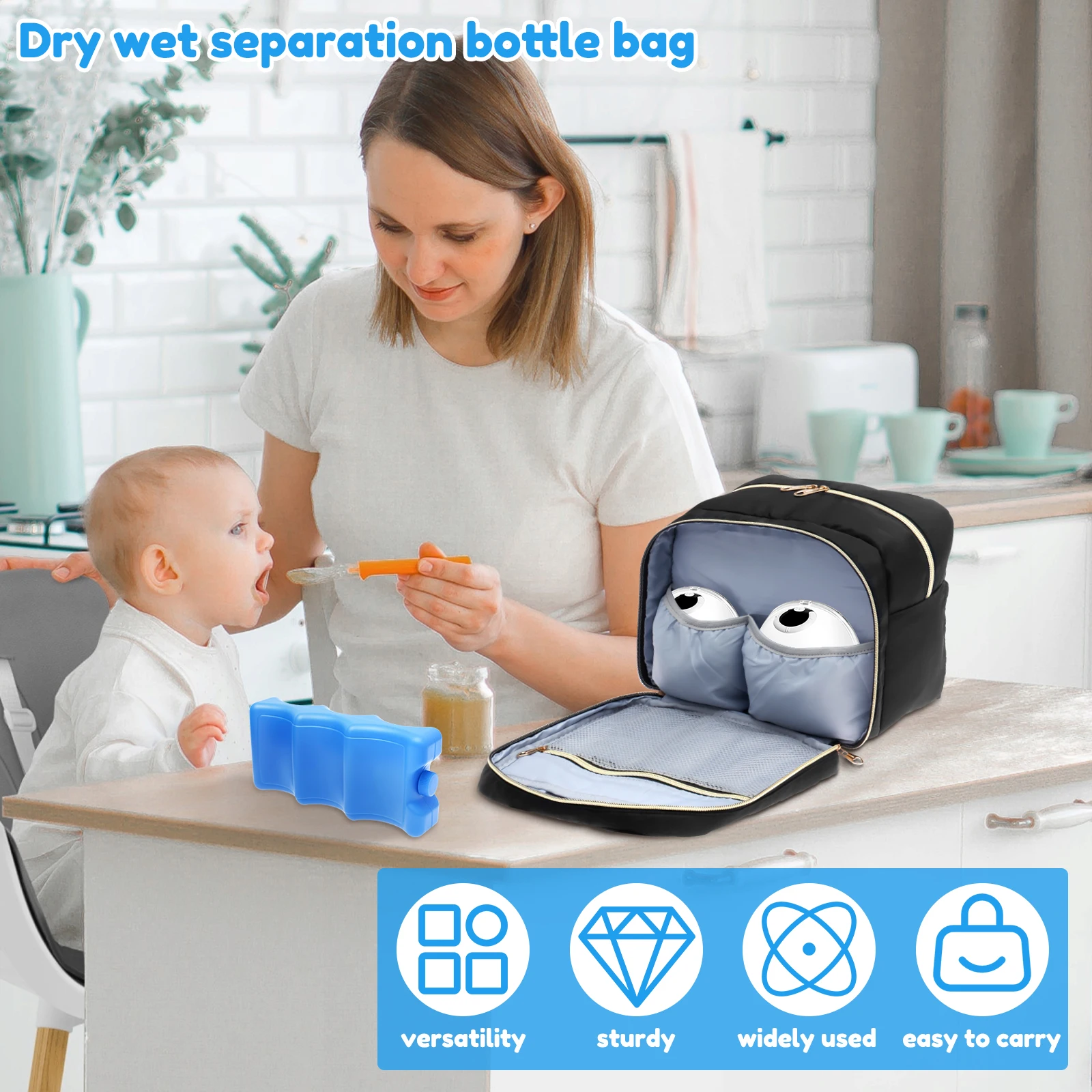 Borsa portaoggetti per tiralat - Baby Food Zip Lock Bag recensione e prezzo